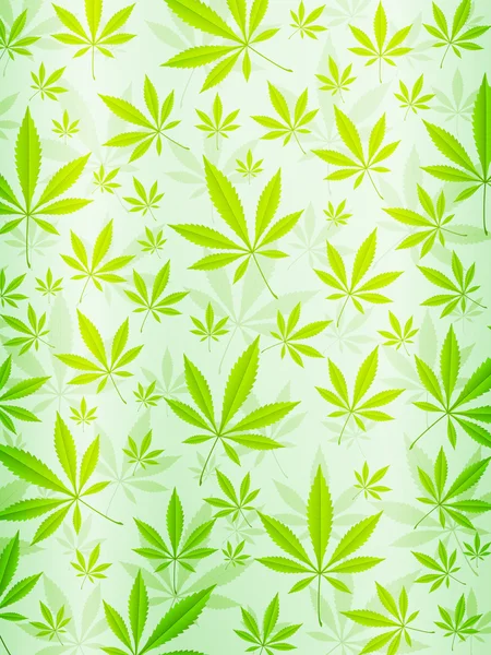 Abstrato marijuana fundo vertical — Vetor de Stock