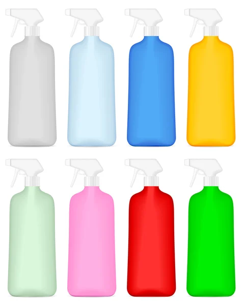 Bottiglia di pulizia — Vettoriale Stock