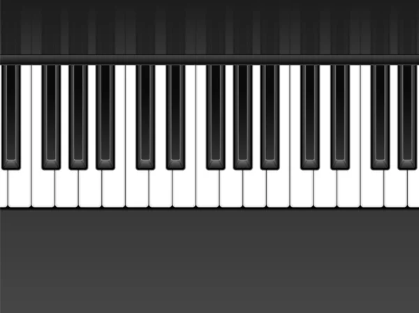 Fondo de piano — Vector de stock