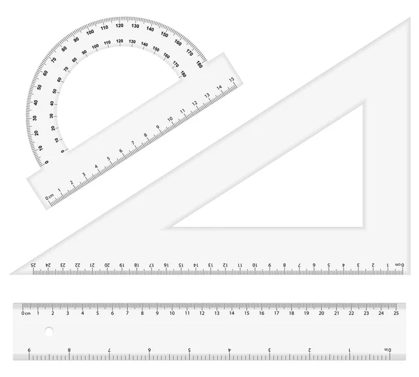 Lineal-Instrumente — Stockvektor