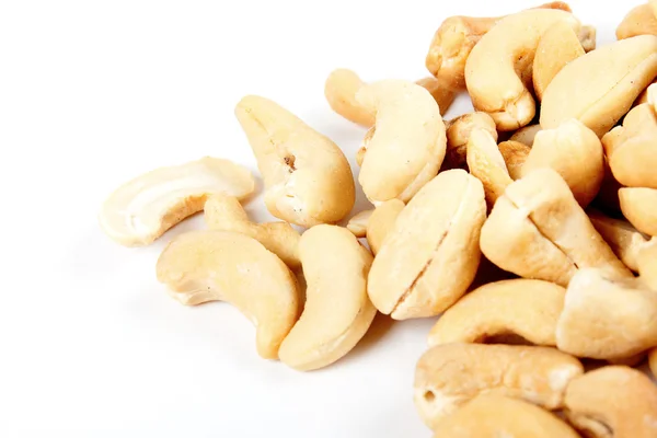 Närbild cashewnötter — Stockfoto