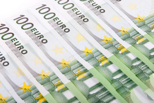 Hundert Euro Hintergrund — Stockfoto