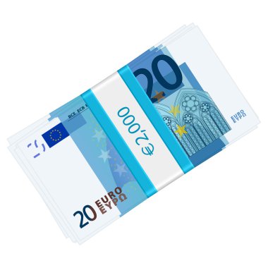 twenty euro pack clipart