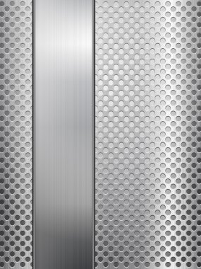 metal ızgara ve levha