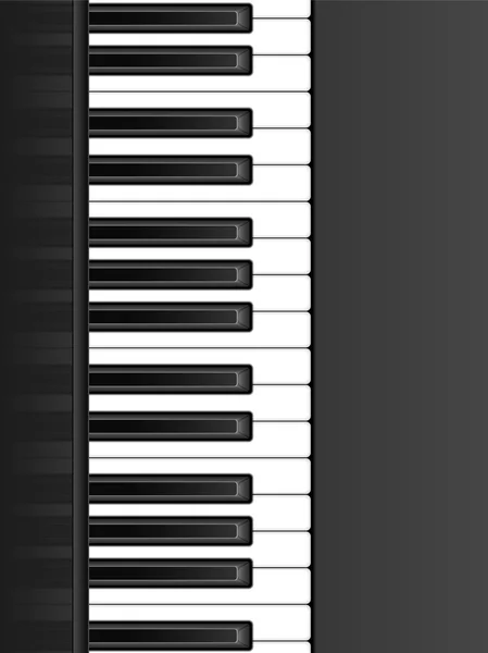 Fondo de piano — Vector de stock