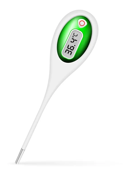 Digitales Thermometer — Stockvektor