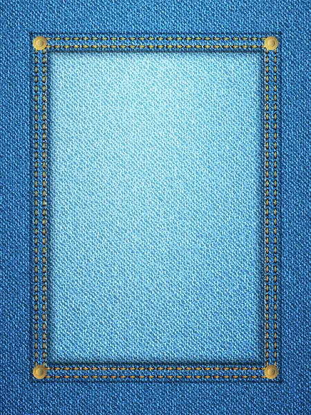 Denim frame vertical 2 — стоковый вектор