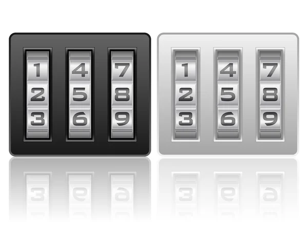 Combination lock icon — Stock Vector