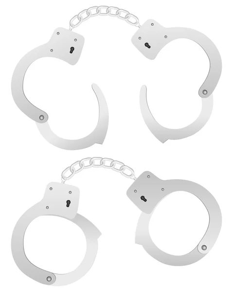 Handcuffs set — Stock Vector