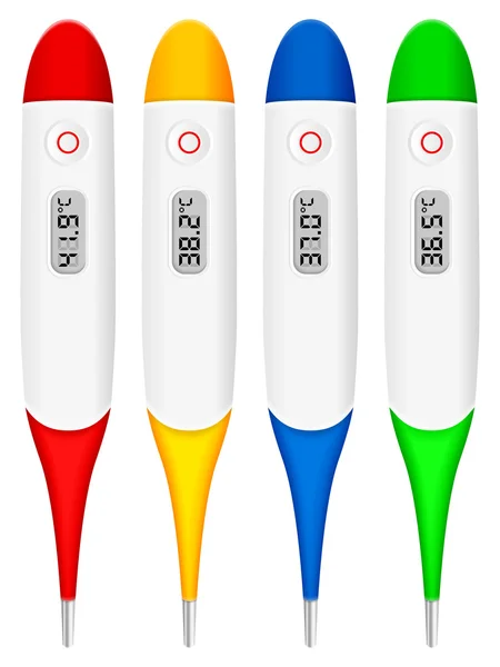 Thermomètre numérique — Image vectorielle