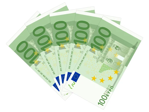 Honderd euro — Stockvector