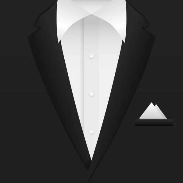 Man suit background — Stock Vector