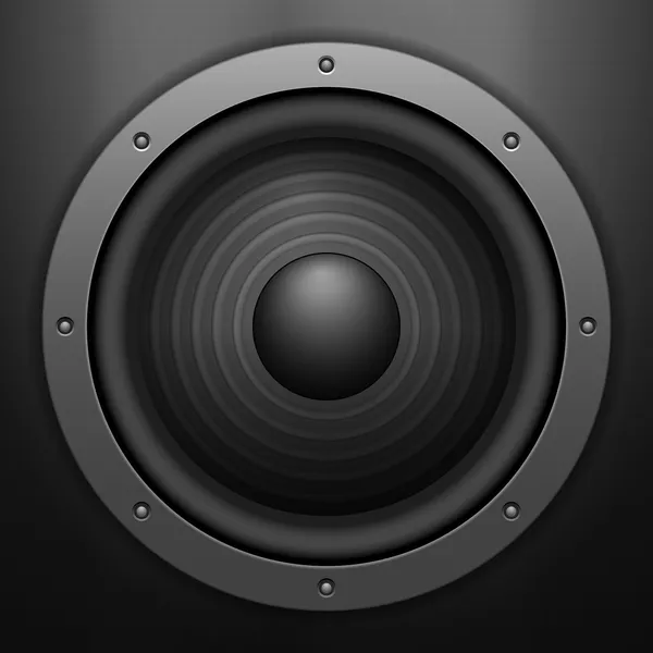 Fondo del altavoz sonido — Vector de stock