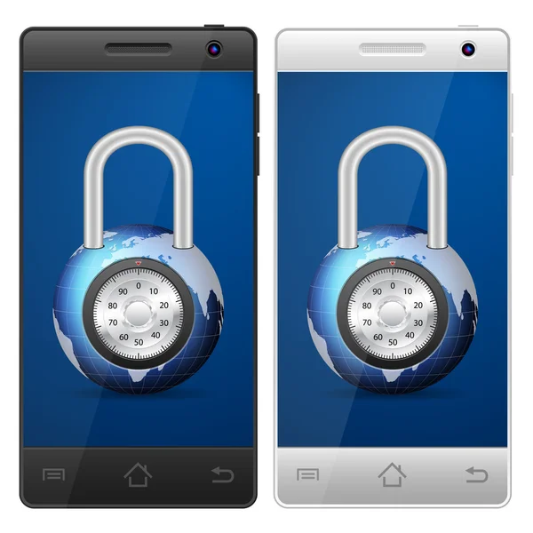 Cadenas smartphone — Image vectorielle