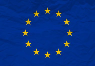 europran İngiliz bayrağı buruşuk kağıt