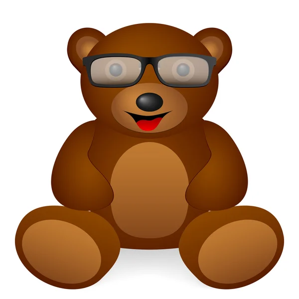 Αρκουδάκι με σύμβολο — Διανυσματικό Αρχείο