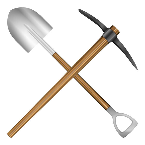 shovel and mattock
