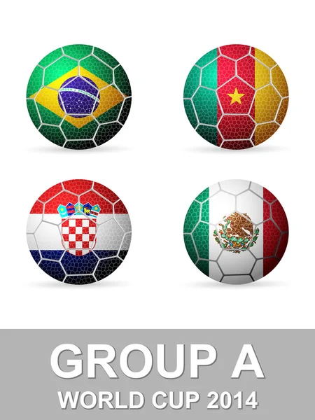 Copa del Mundo Grupo A — Archivo Imágenes Vectoriales