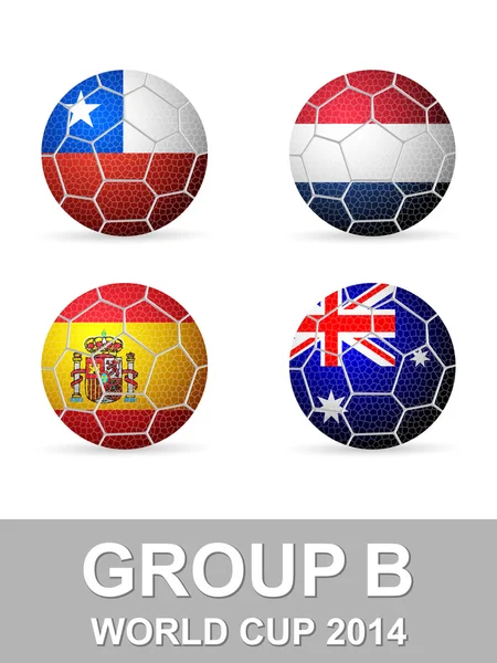 Copa del Mundo Grupo B — Vector de stock