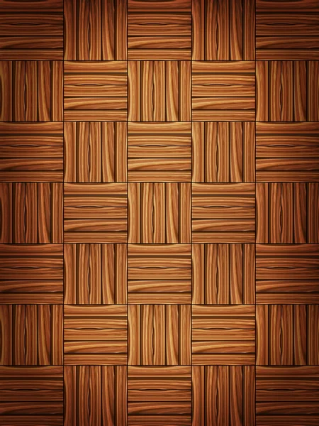 Wooden parquet — Stock Vector