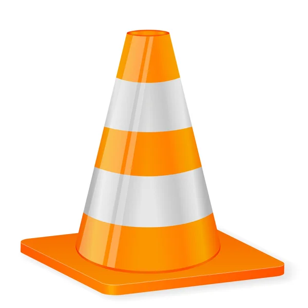 Traffic cone — Stock Vector