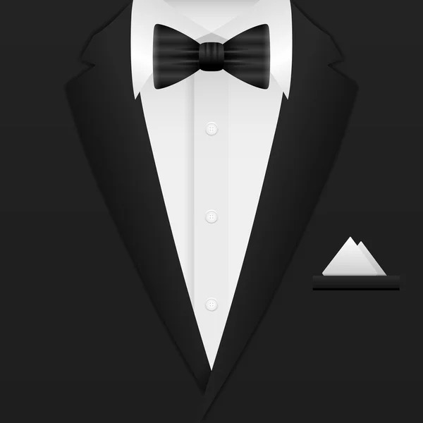 Traje de hombre fondo — Vector de stock