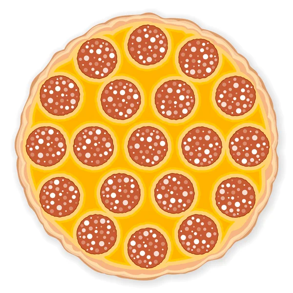 Pizza — Wektor stockowy