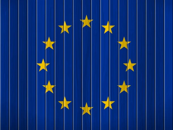 Bandeira Fundo Madeira Ilustração Vetorial — Vetor de Stock