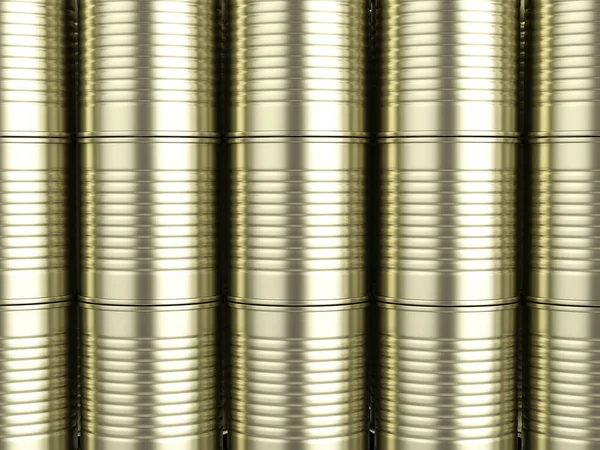Background Formed Tin Cans Illustration — Stock Photo, Image