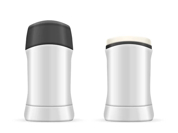 Deodoran Tongkat Diatur Pada Latar Belakang Putih Ilustrasi Vektor - Stok Vektor