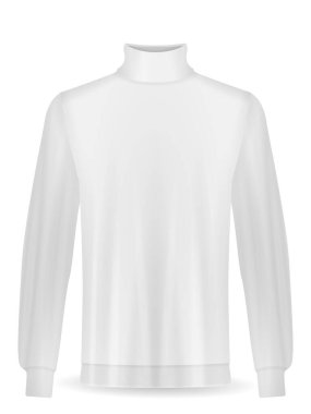 Beyaz arka planda eşofman üstü. Vektör illüstrasyonu.