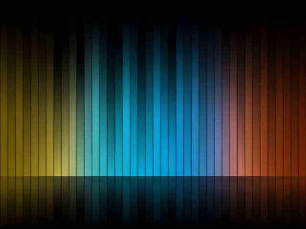 色縞によって形成された抽象的な背景 ベクターイラスト — ストックベクタ