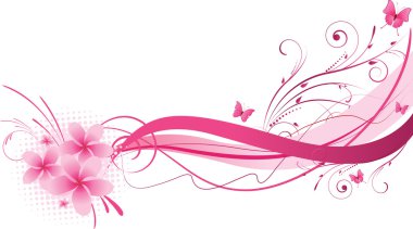 Plumeria Pembe çiçek tasarım