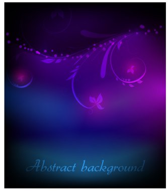 soyut vektör çiçek arkaplanı