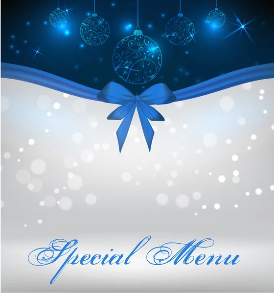 Specjalne tło menu świąteczne — Wektor stockowy
