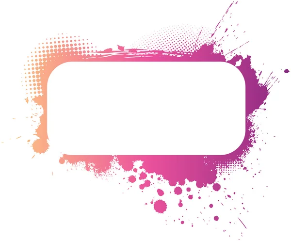 Colorful grunge frame — Stock Vector