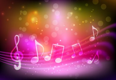 pembe müzik arka plan