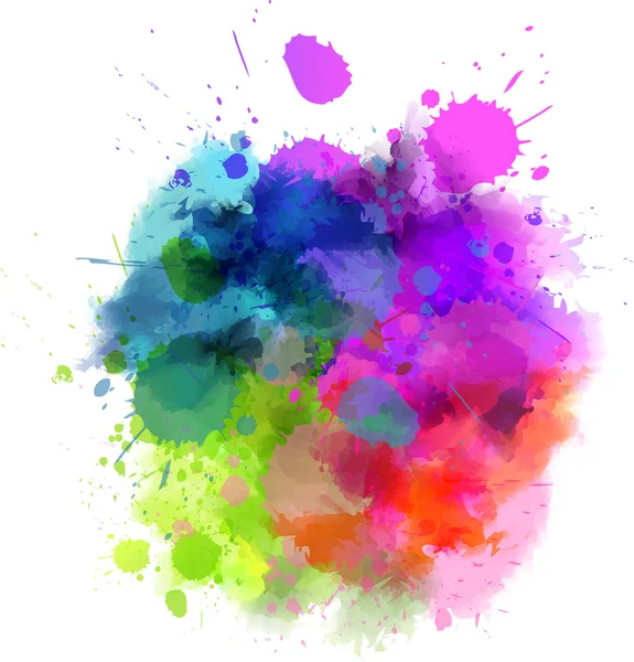 Multicolored blot — Stock Vector