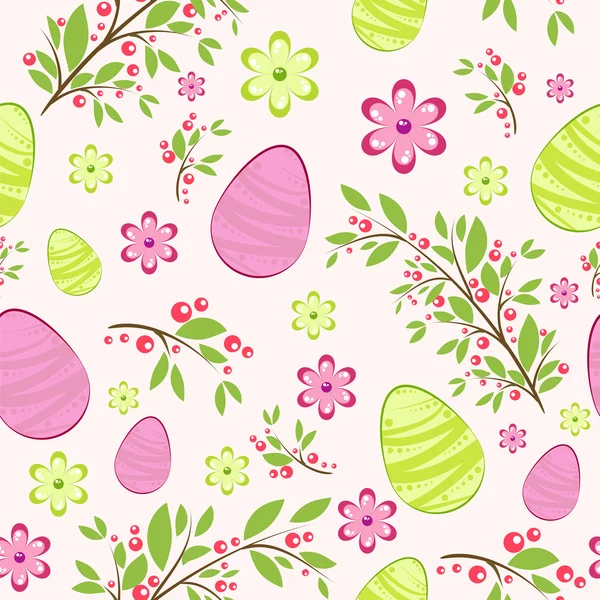 Seamless easter pattern — Stock Vector