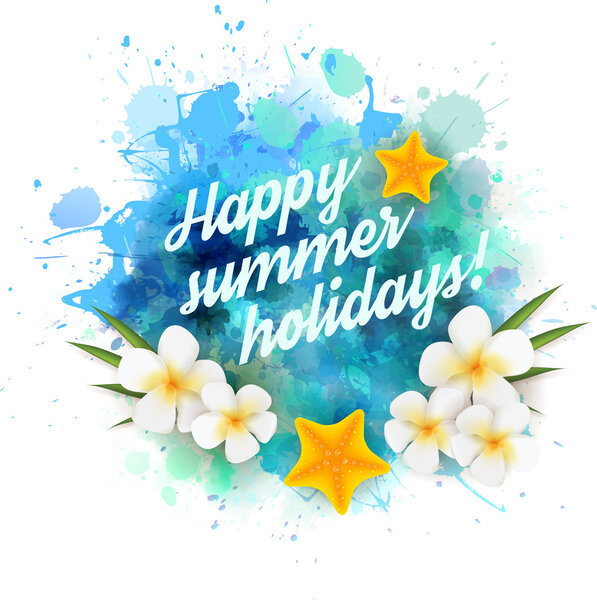 Summer holidays background