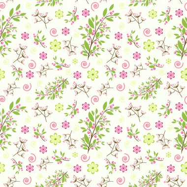 Dikişsiz çiçek süsleme