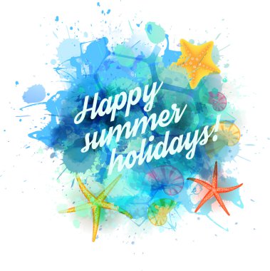 yaz tatili arka plan