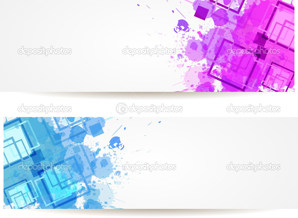 Abstract modern banners