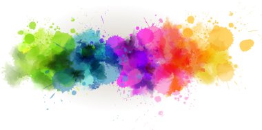 Watercolor line background clipart
