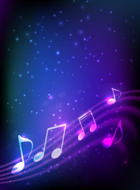 mavi soyut müzik arka plan