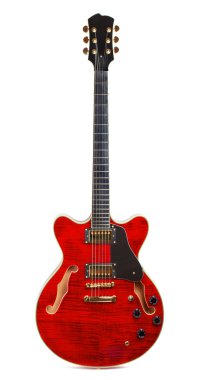 Semi-hollow Guitar clipart