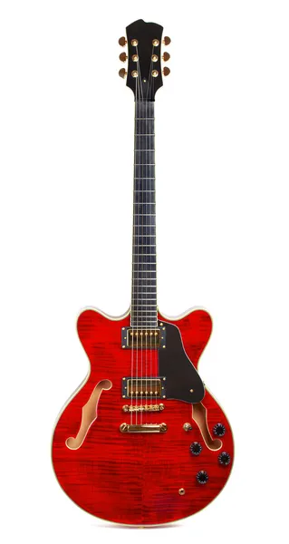 Semi-hollow gitaar — Stockfoto