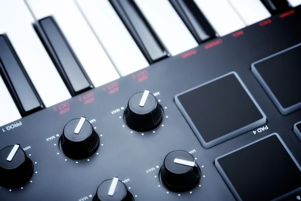 Digital Midi Keyboard — Stock Photo, Image