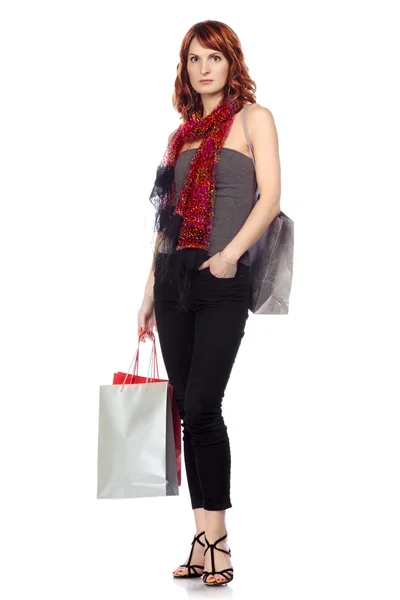 Shopping Girl — Stock Photo, Image