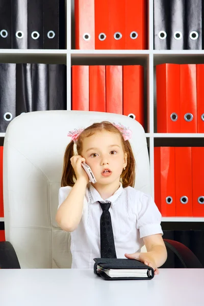 Little Businesswoman — Stock Photo, Image